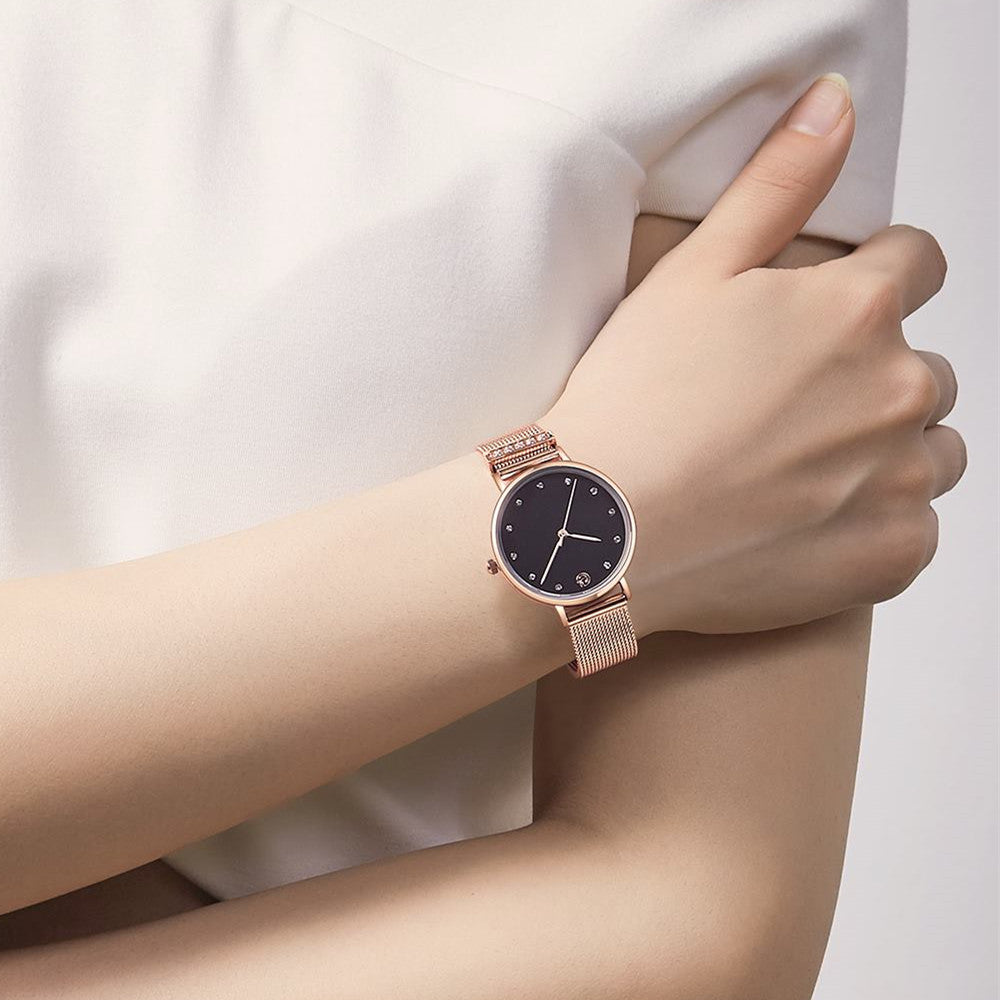 MEGIR Fashion Women Watches Top Brand Luxury Ladies Dress Clock Steel Bracelet Clock Female Quartz Wristwatch Relogio Feminino-2