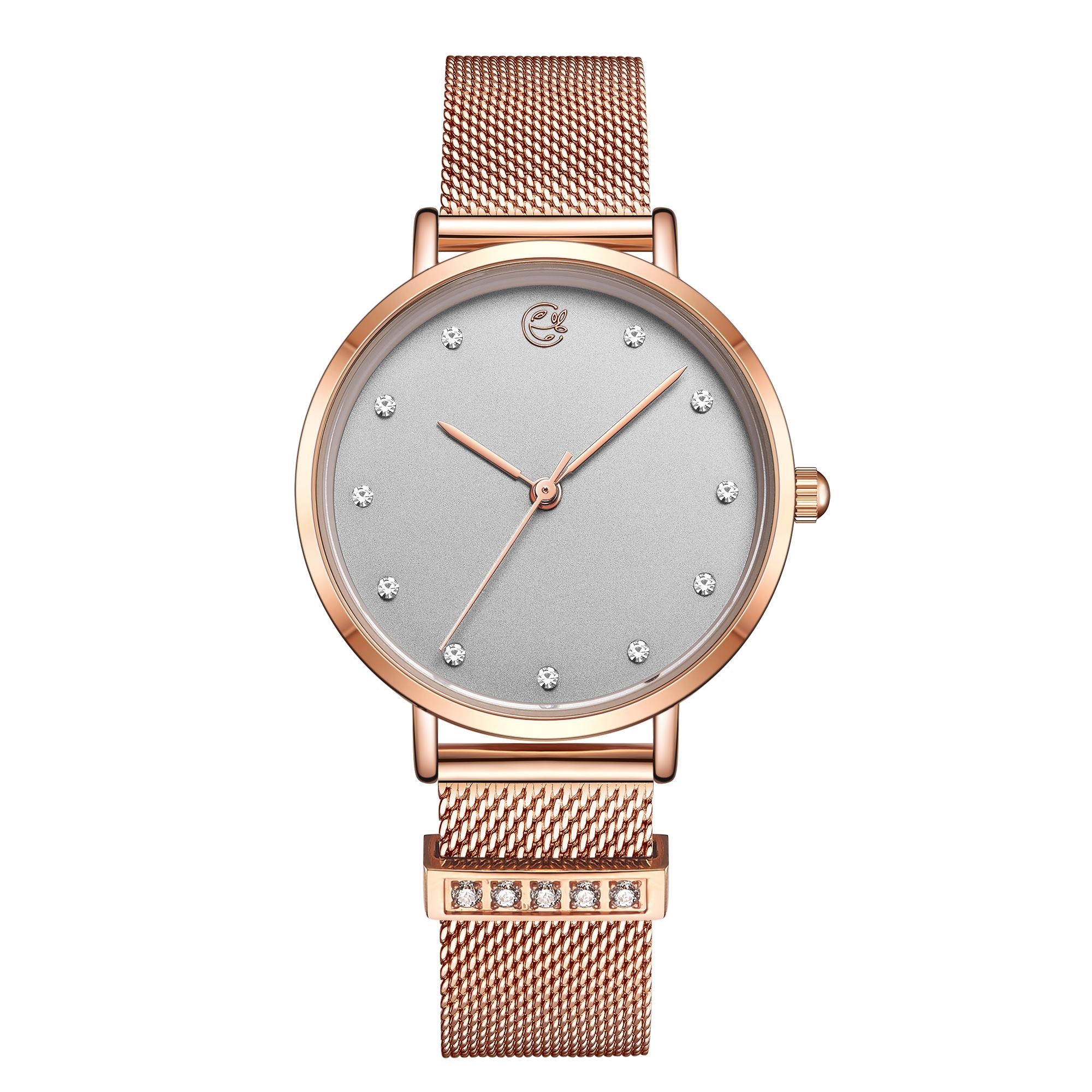 MEGIR Fashion Women Watches Top Brand Luxury Ladies Dress Clock Steel Bracelet Clock Female Quartz Wristwatch Relogio Feminino-7