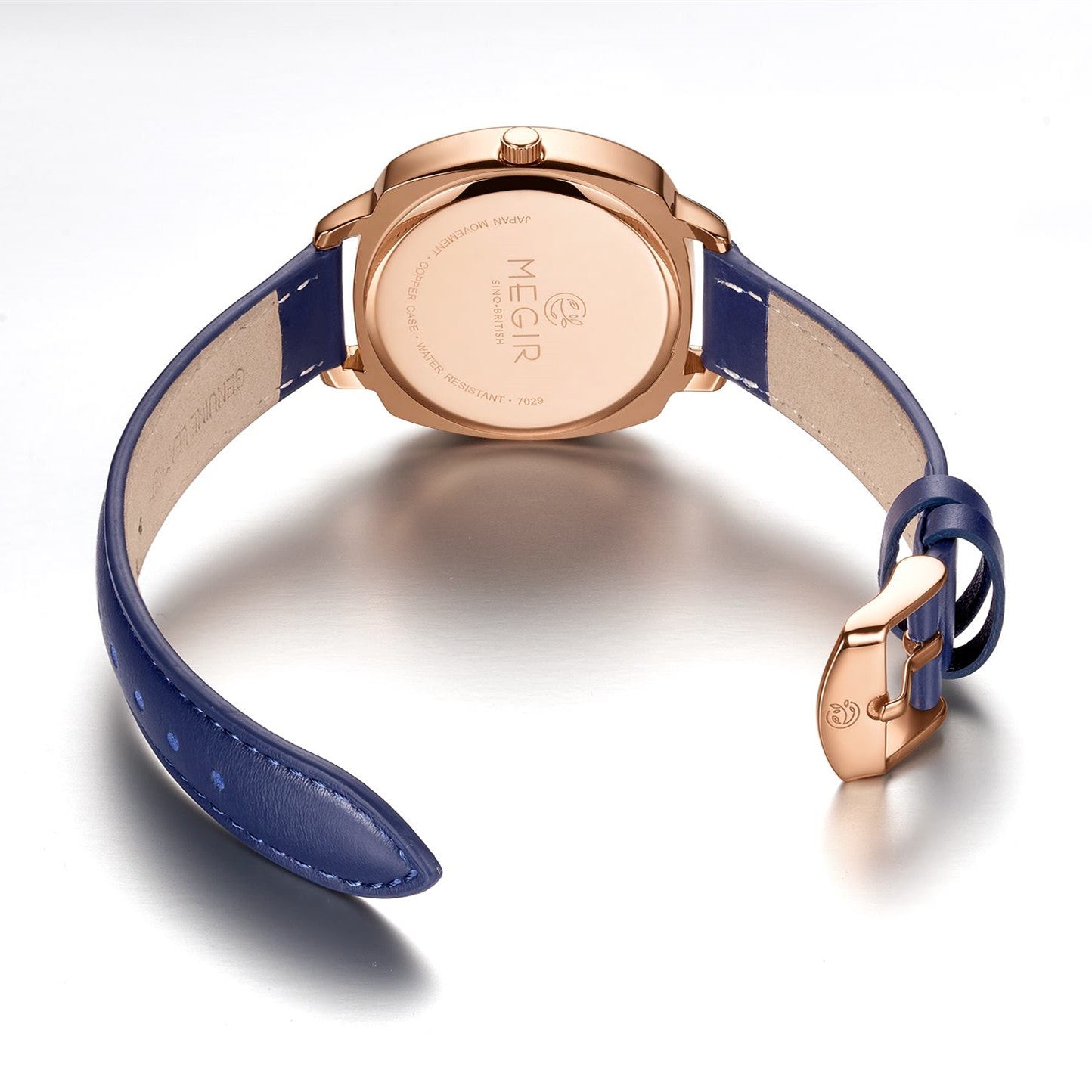 MEGIR Fashion Women Watch Luxury Diamond Leather Ladies Bracelet Watch Female Quartz Wristwatches Dress Clock Relogio Feminino-10