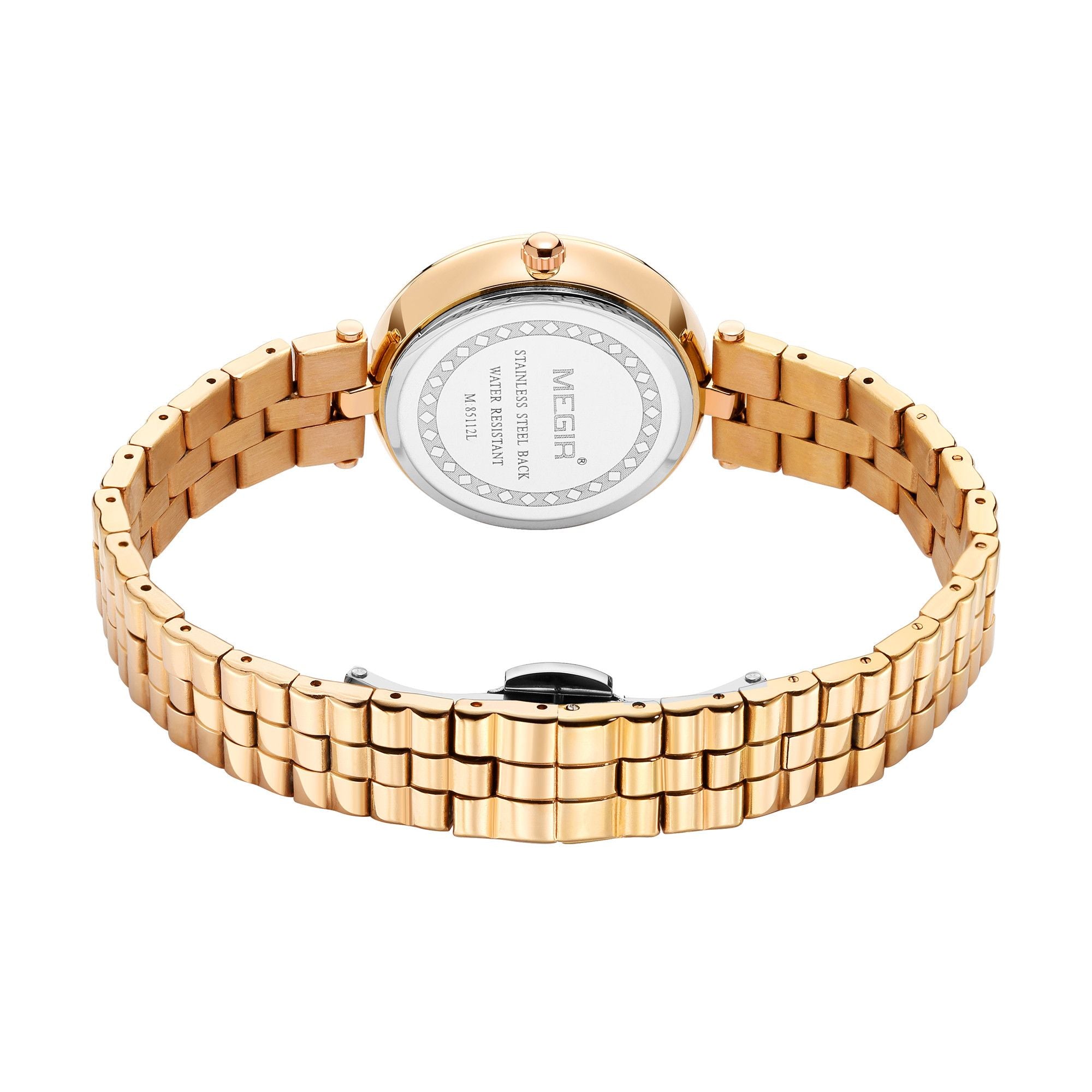 MEGIR Ladies Bracelet Watches Fashion Luxury Women's Casual Wrist Watch Steel Quartz Watch Dress Female Clock Reloj Mujer 85112-11