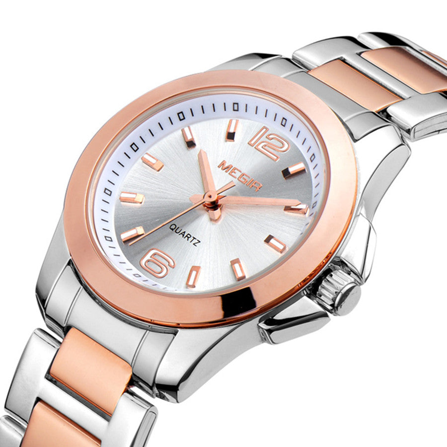 MEGIR Luxury Women Bracelet Watches Top Brand Fashion Ladies Quartz Watch Waterproof Elegant Female Wristwatch Dress Clock 5006L-5
