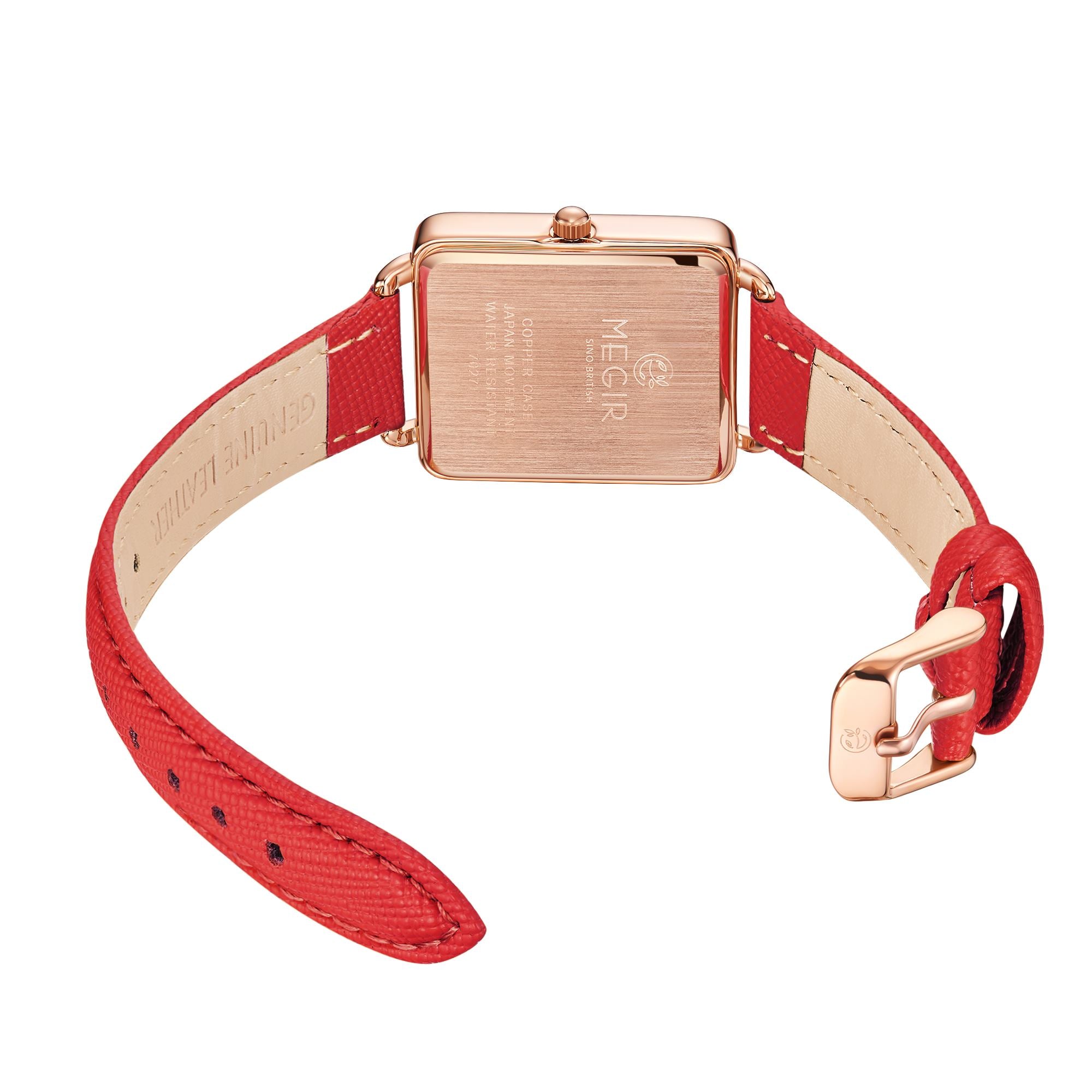 MEGIR Women Watch Luxury Fashion Leather Strap Ladies Quartz Wristwatch Casual Sport Wrist Watches Dress Clock Relogio Feminino-16