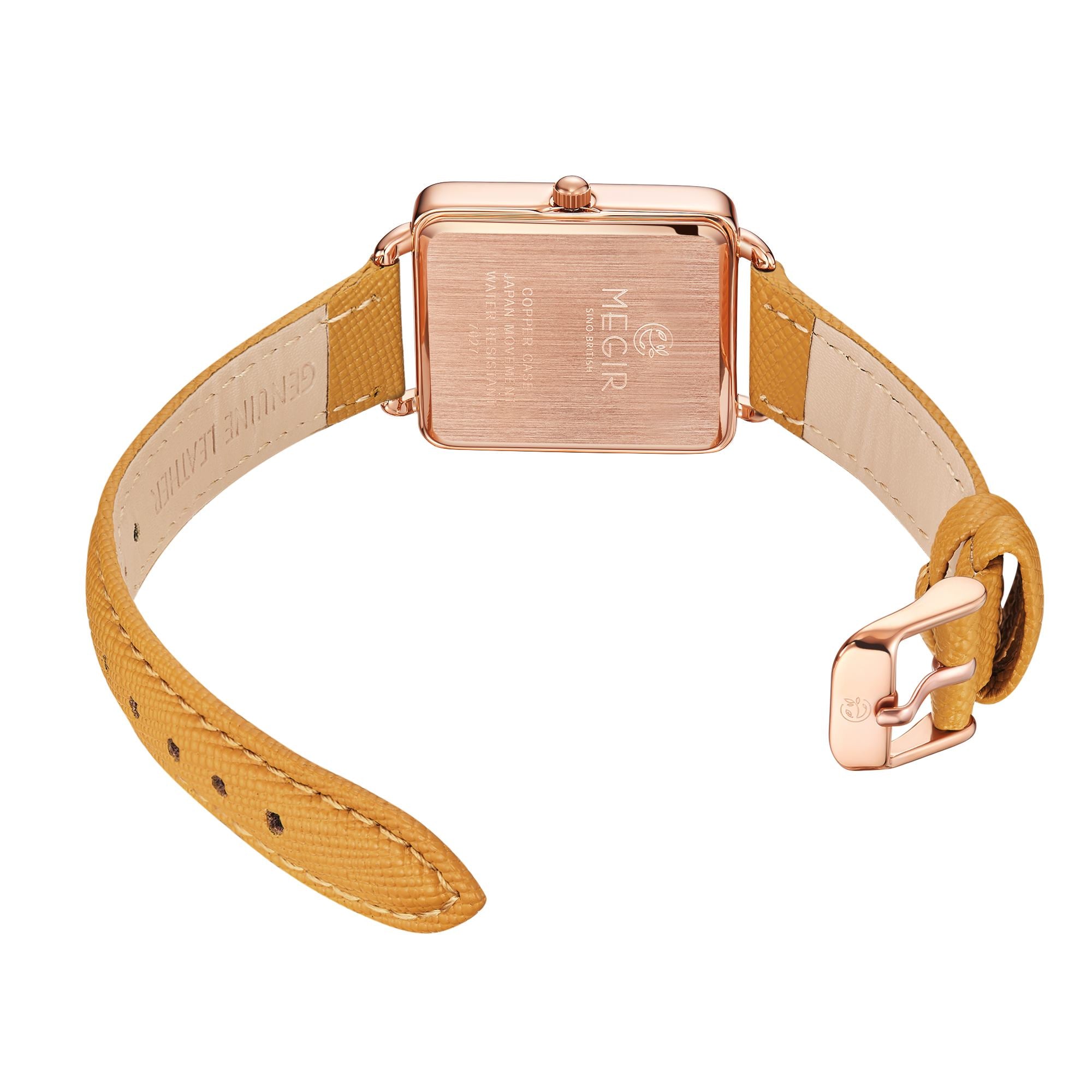 MEGIR Women Watch Luxury Fashion Leather Strap Ladies Quartz Wristwatch Casual Sport Wrist Watches Dress Clock Relogio Feminino-15