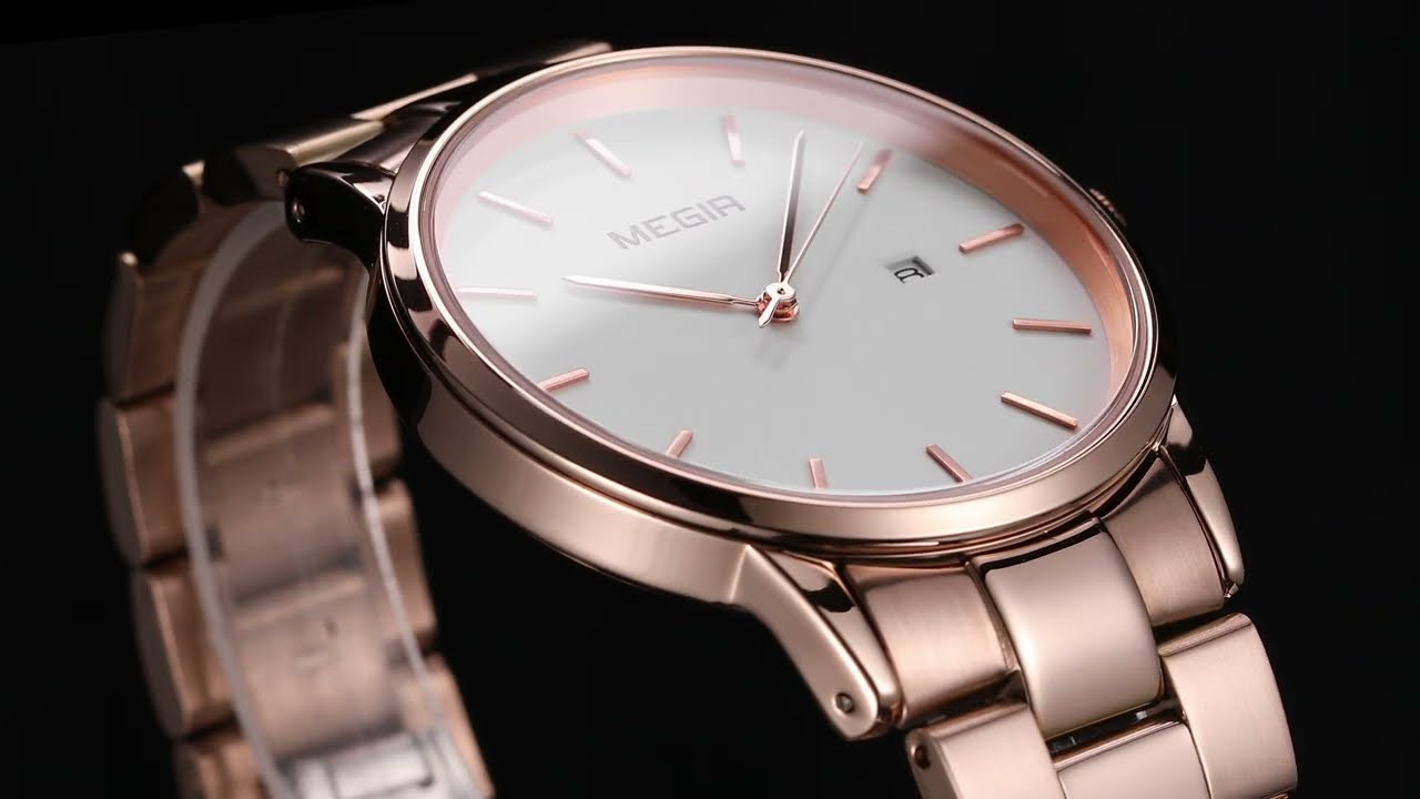 MEGIR Quartz Watch for Men Top Brand Luxury Steel Band Wristwatches Business Casual Date Clock Waterproof Relogio Masculino-14