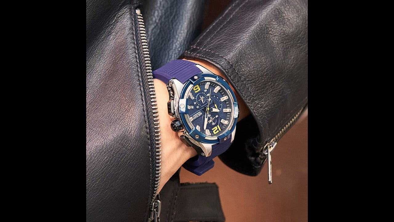 MEGIR Men's Chronograph Original Top Luxury Sports Military Watches for Men Date Luminous Wristwatches Clock Relogio Masculino-13