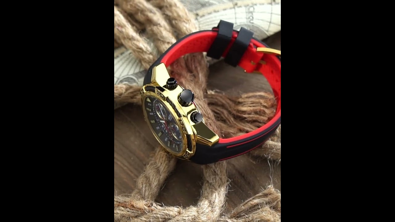 MEGIR Fashion Sports Watches for Mens Luxury Quartz Casual Wristwatch Relogio Masculino Man Chronograph Silicone Strap Clock-11