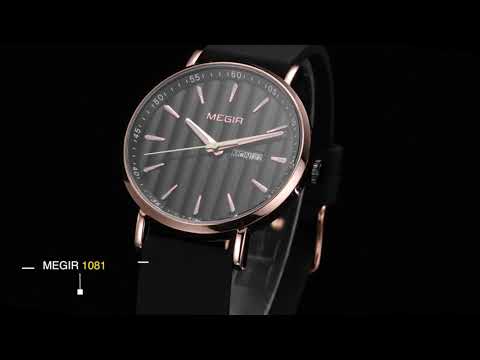 MEGIR Luxury Big Dial Mens Watch Fashion Quartz Casual Sport Wristwatch for Men Waterproof Week Date Display Clock Reloj Hombre-14