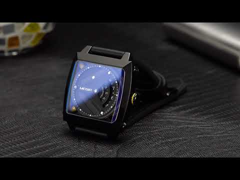 MEGIR Watches for Men Leather Strap Automatic Mechanical Watch Waterproof Business Casual Wristwatch Date Clock Montre Homme-12