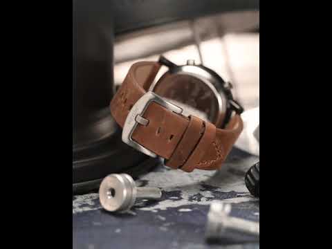 MEGIR Roller Pointer Watches for Men Fashion Luxury Military Sport Watch Leather Strap Quartz Wristwatch Clock Relogio Mascilino-11