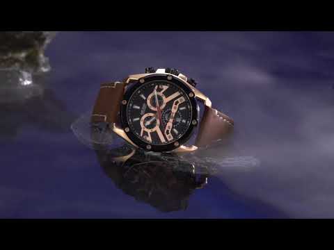 MEGIR Luxury Watch Men Military Sports Watches Leather Quartz Casual Chronograph Man WristWatch? Waterproof Date Clock 2120-12