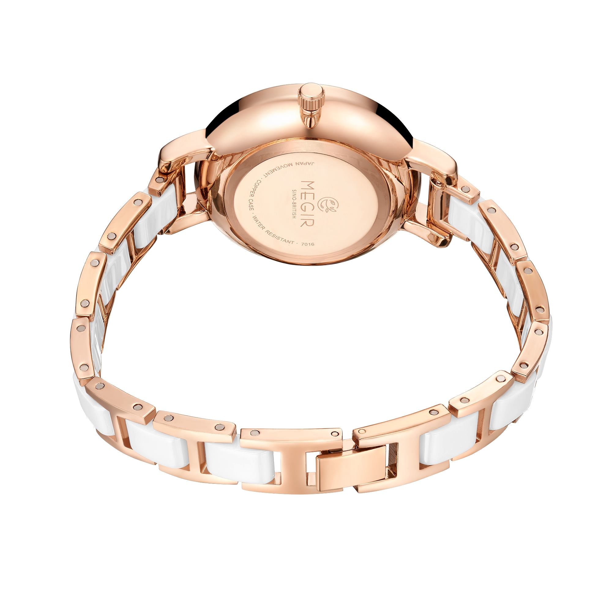 MEGIR Japan Quartz Watch for Women Fashion Brand Casual Wristwatch Clock Waterproof Sport Ladies Dress Wrist Watch Montres Femme-14