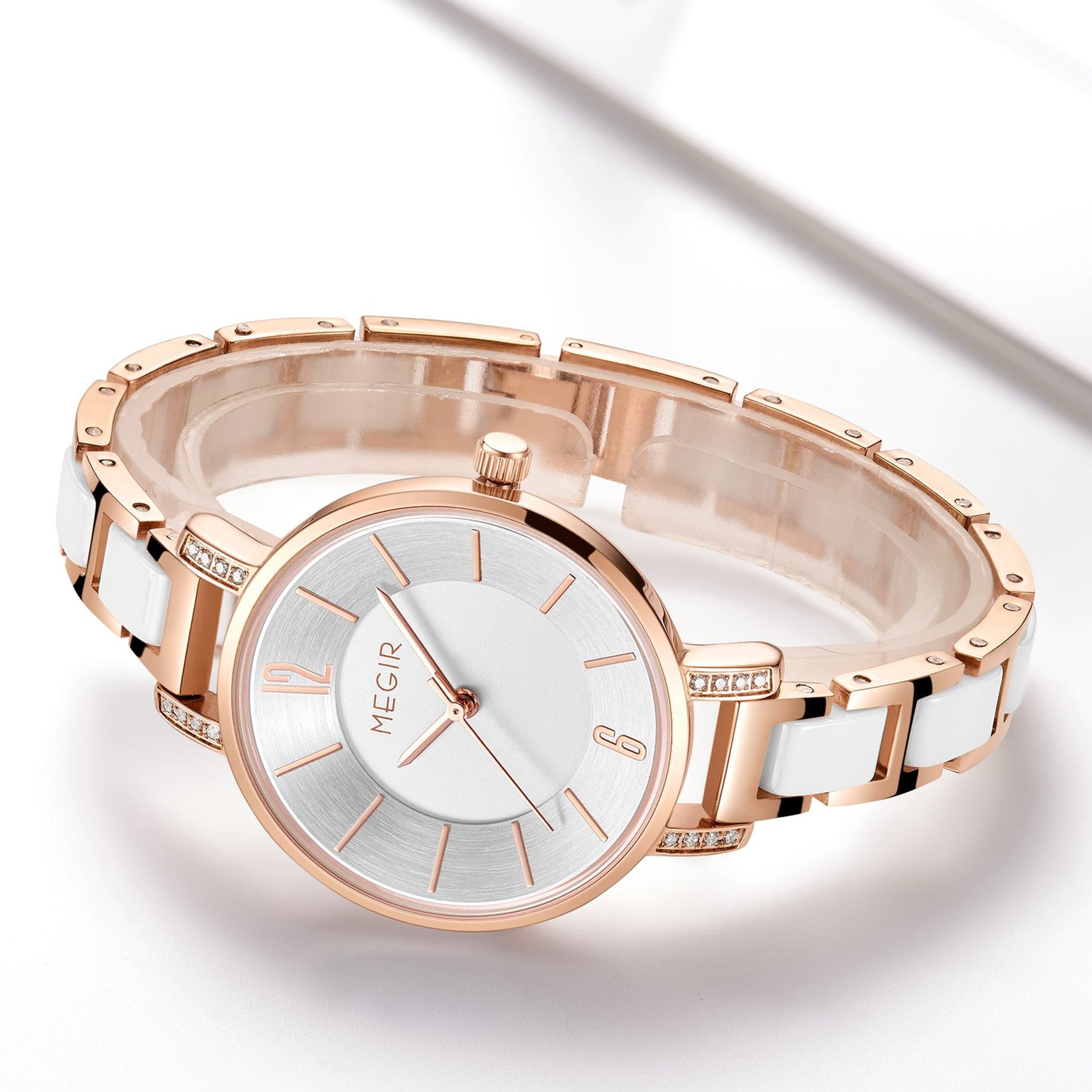 MEGIR Japan Quartz Watch for Women Fashion Brand Casual Wristwatch Clock Waterproof Sport Ladies Dress Wrist Watch Montres Femme-8