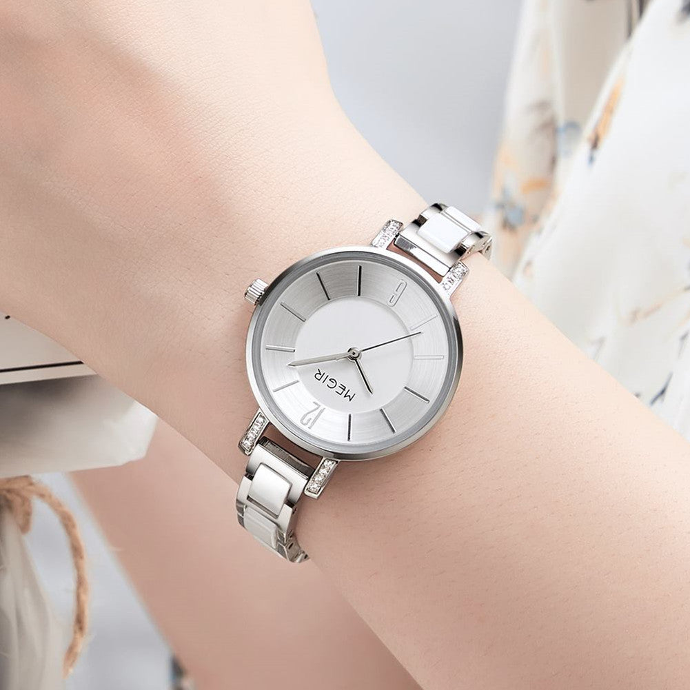 MEGIR Japan Quartz Watch for Women Fashion Brand Casual Wristwatch Clock Waterproof Sport Ladies Dress Wrist Watch Montres Femme-4
