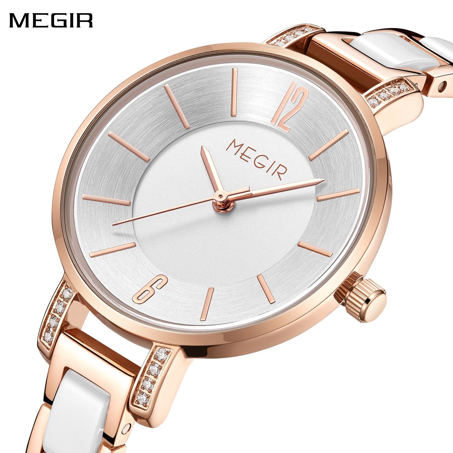 MEGIR Japan Quartz Watch for Women Fashion Brand Casual Wristwatch Clock Waterproof Sport Ladies Dress Wrist Watch Montres Femme-0