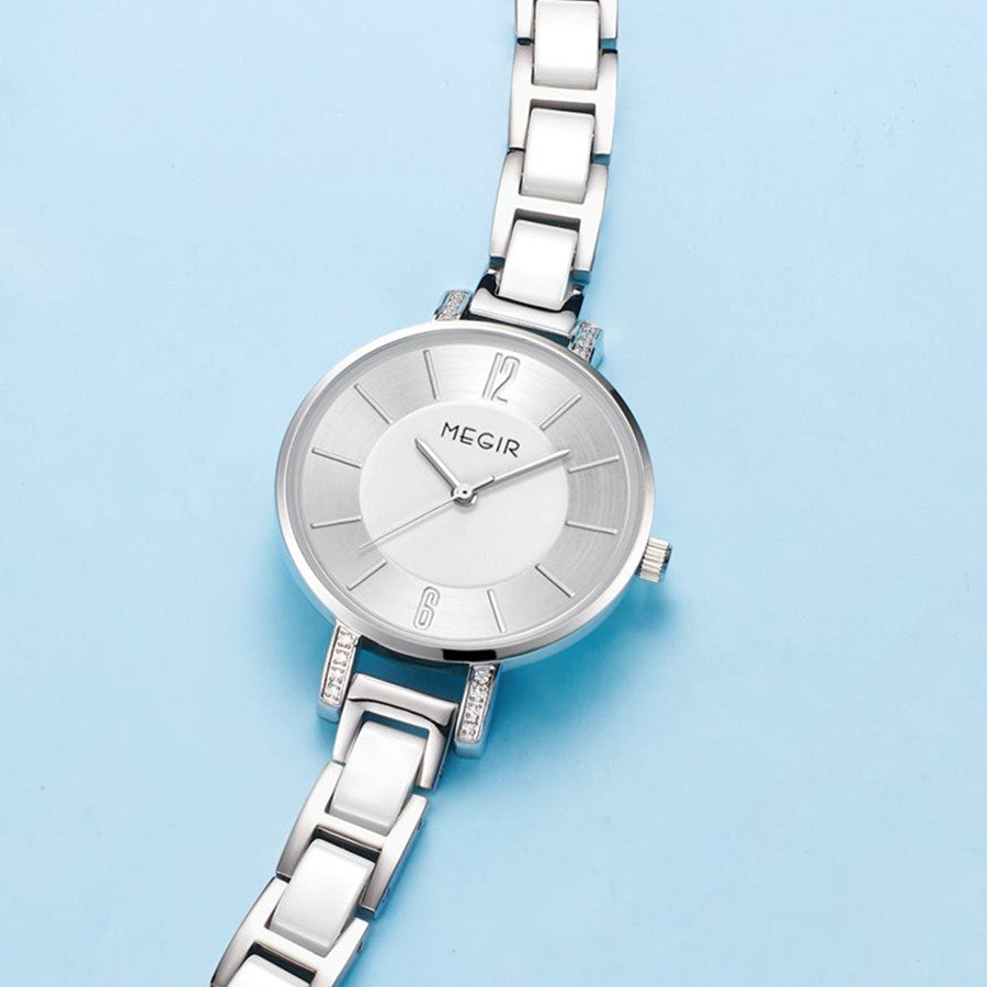 MEGIR Japan Quartz Watch for Women Fashion Brand Casual Wristwatch Clock Waterproof Sport Ladies Dress Wrist Watch Montres Femme-5