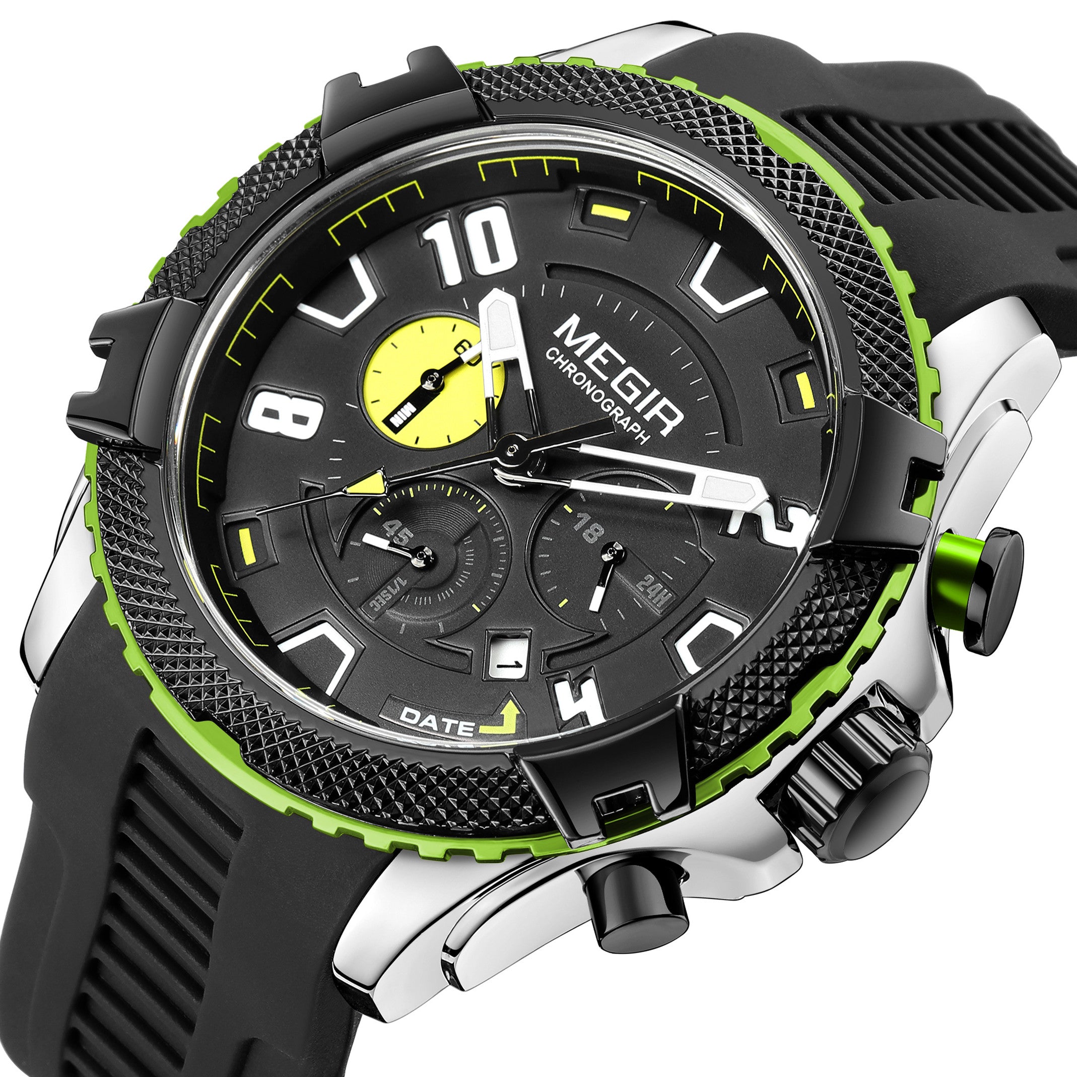 MEGIR Luxury Men's Watches Fashion Sport Quartz Watch Waterproof Date Chronograph Military Wristwatches Clock Reloj Hombre 2200-13