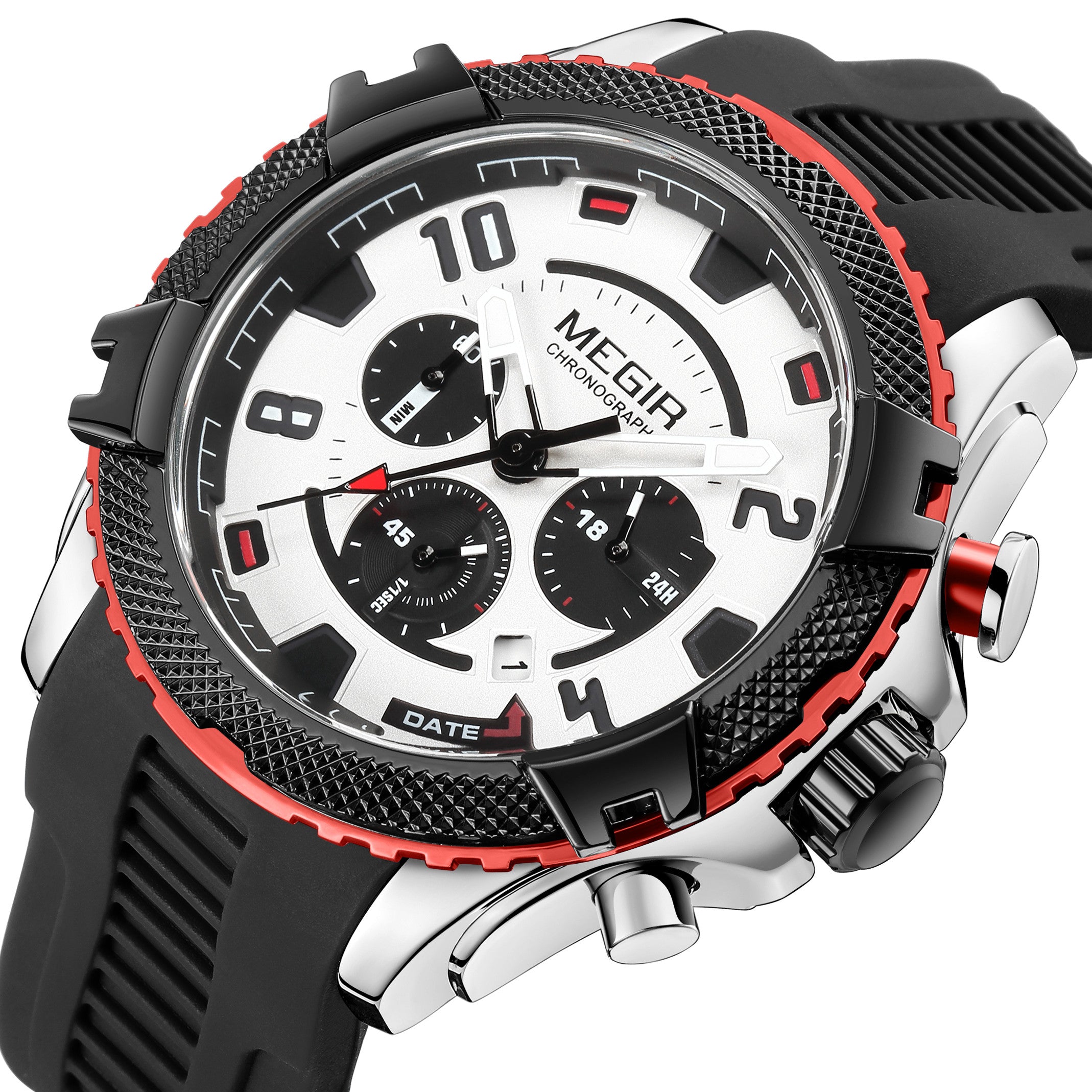 MEGIR Luxury Men's Watches Fashion Sport Quartz Watch Waterproof Date Chronograph Military Wristwatches Clock Reloj Hombre 2200-14