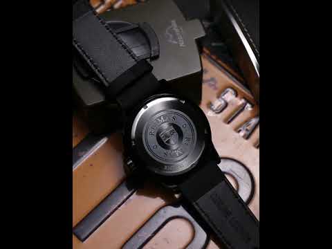 RUIMAS Luxury Men Watches Leather Strap Sport Casual Wristwatches Waterproof Luminous Date Clock Big Dial Montre Homme-10