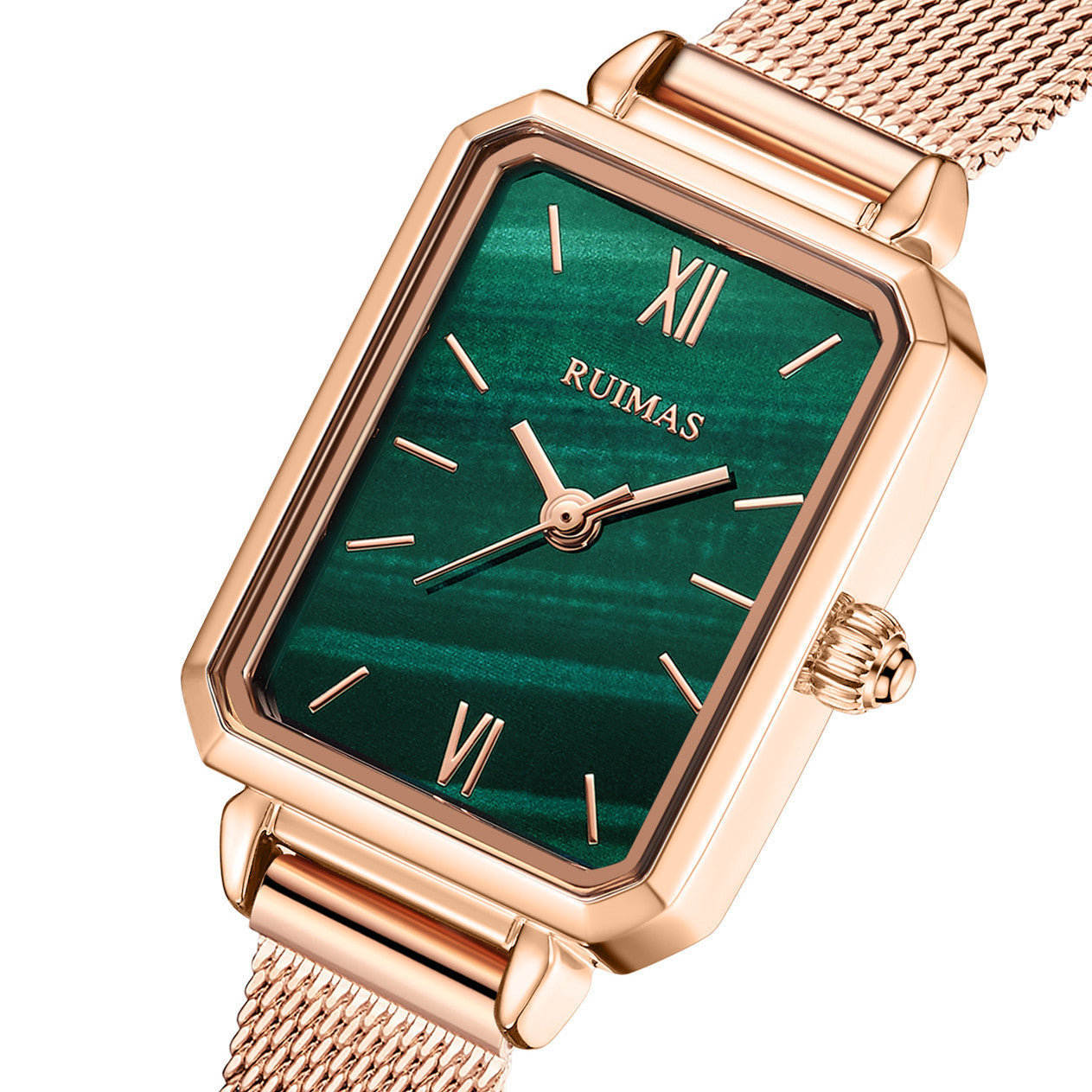 RUIMAS Luxury Ladies Watch Steel Strap Women Bracelet Clocks Leather Band Famale Wristwatch Dress Watches Reloj Mujer 329-6