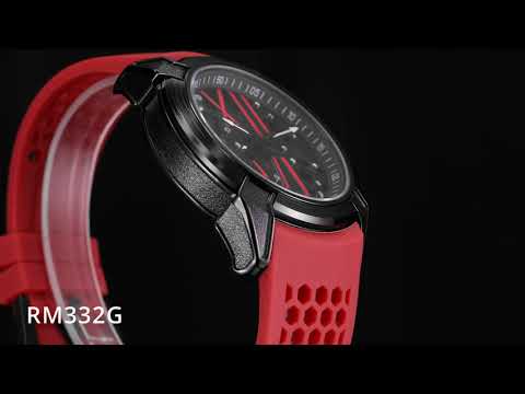 RUIMAS Men Sport Watches Top Brand Quartz Watch Waterproof Wristwatch Silicone Strap Clock Chronograph Relogio Masculino 332-11