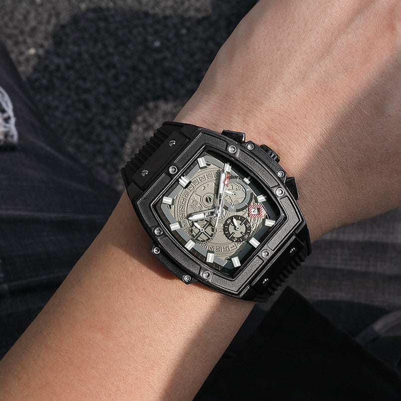 RUIMAS Watch for Men Fashion Luxury Sport Military Watches Silicone Strap Waterproof Quartz Casual Wristwatch Clock Montre Homme-1