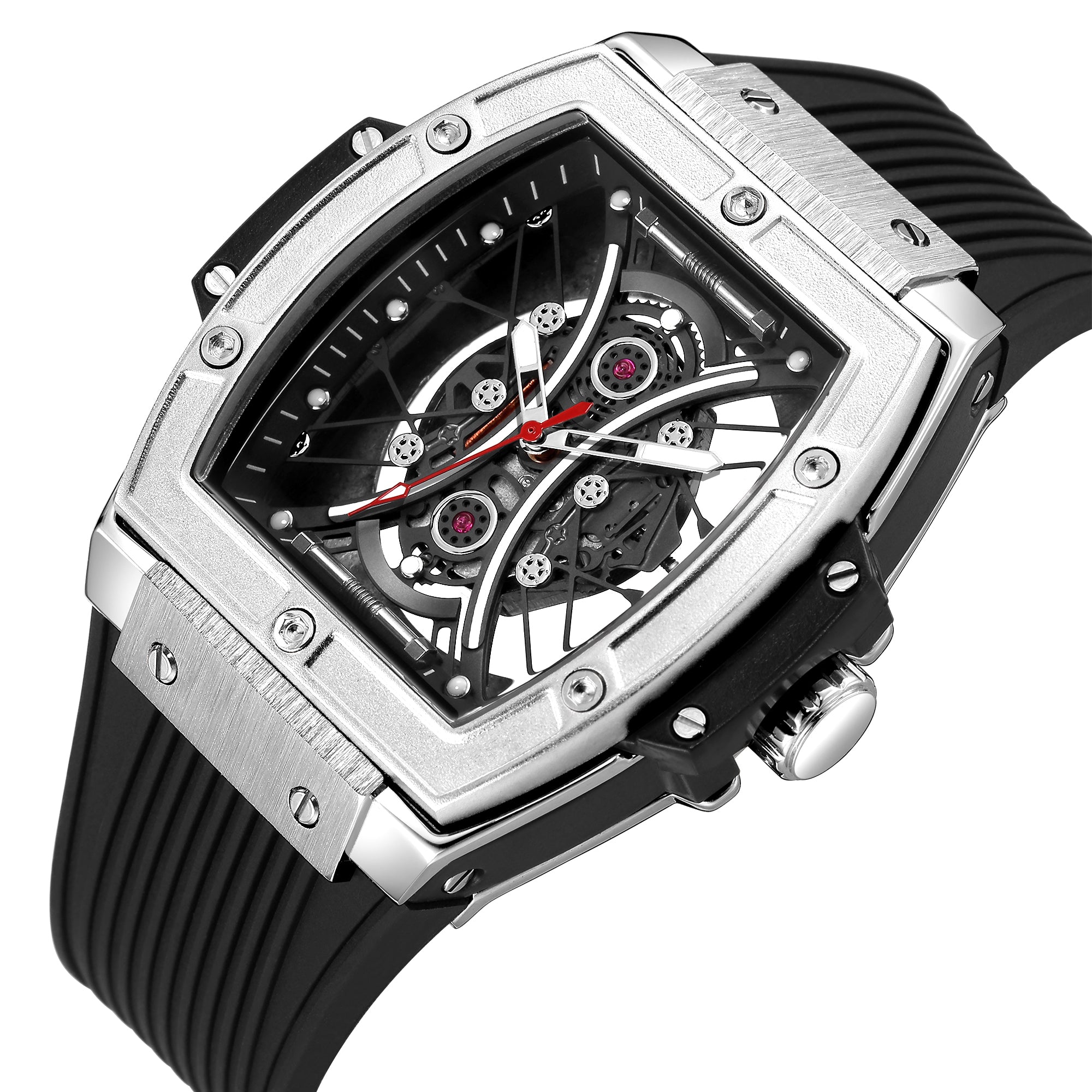 RUIMAS Reloj Hombre Fashion Brand Men Silicone Strap Watches Quartz Casual Wrist Watches Clock Waterproof Sport Montre Homme 334-9