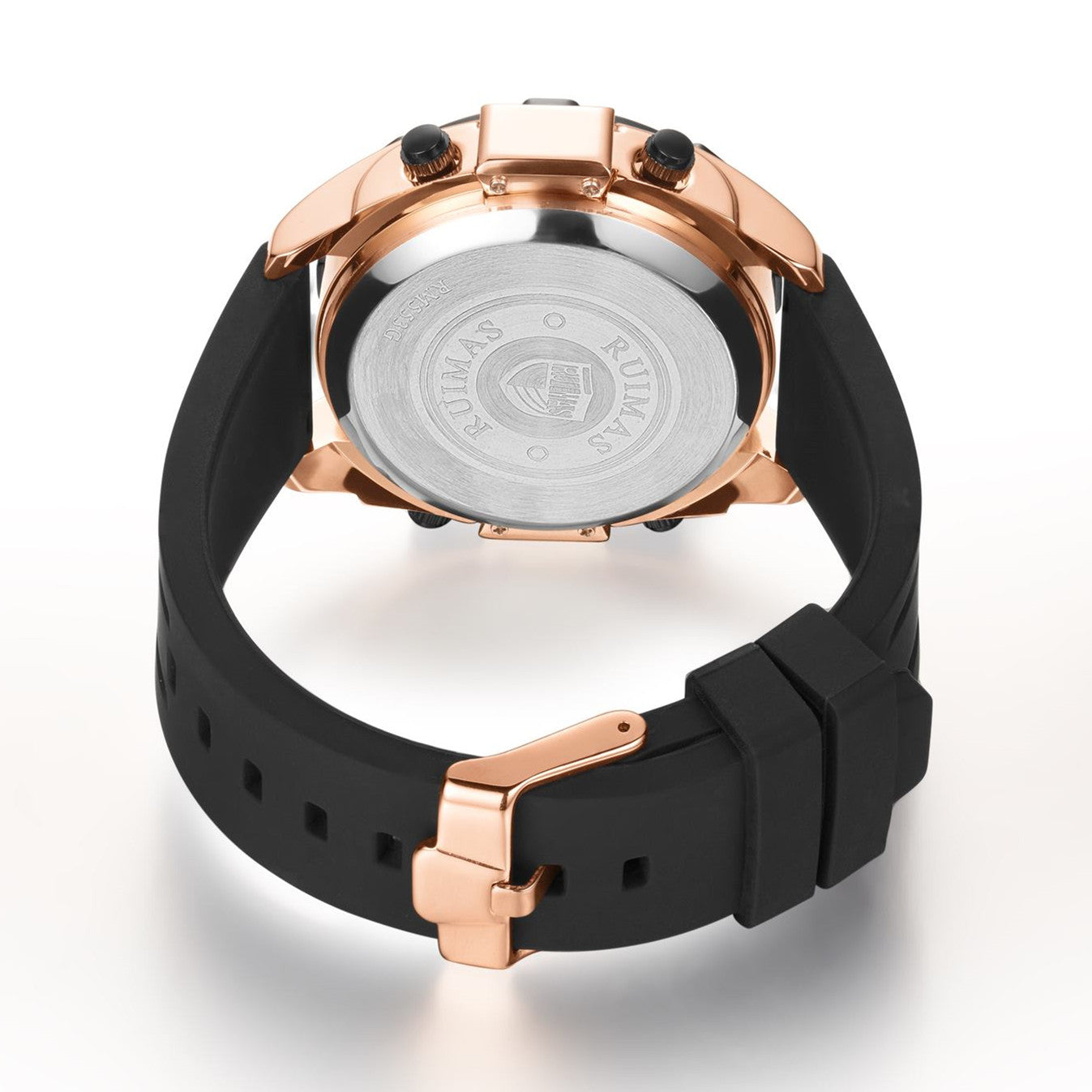 RUIMAS Mens Watches Roller Pointer Sports Quartz WristWatch Fashion  Luxury Silicone Strap Waterproof Relogio Masculino-11