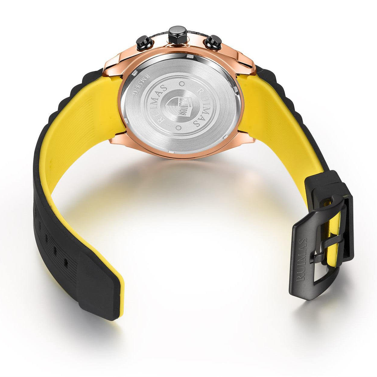 RUIMAS Fashion Watches for Men Luxury Large Dial Quartz Sports Chronograph Clock Luminous Date Casual WristWatch Reloj Hombre-12