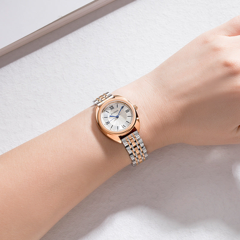 RUIMAS Luxury Women Watch Fashion Ladies Quartz Watches Waterproof Stainless Steel Casual Business Wrist Watch Female Clock 593-3
