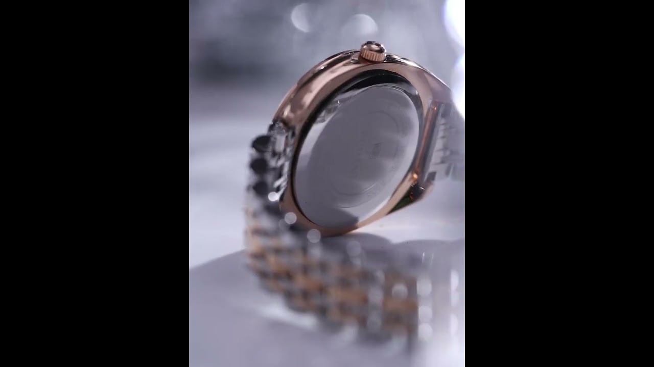 RUIMAS Luxury Women Watch Fashion Ladies Quartz Watches Waterproof Stainless Steel Casual Business Wrist Watch Female Clock 593-10