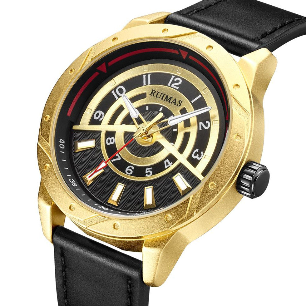 RUIMAS Men Wristwatch Luxury Leather Sports Military Wrist Watches Waterproof Large Dial Casual Quartz Clock Relogio Masculino-11