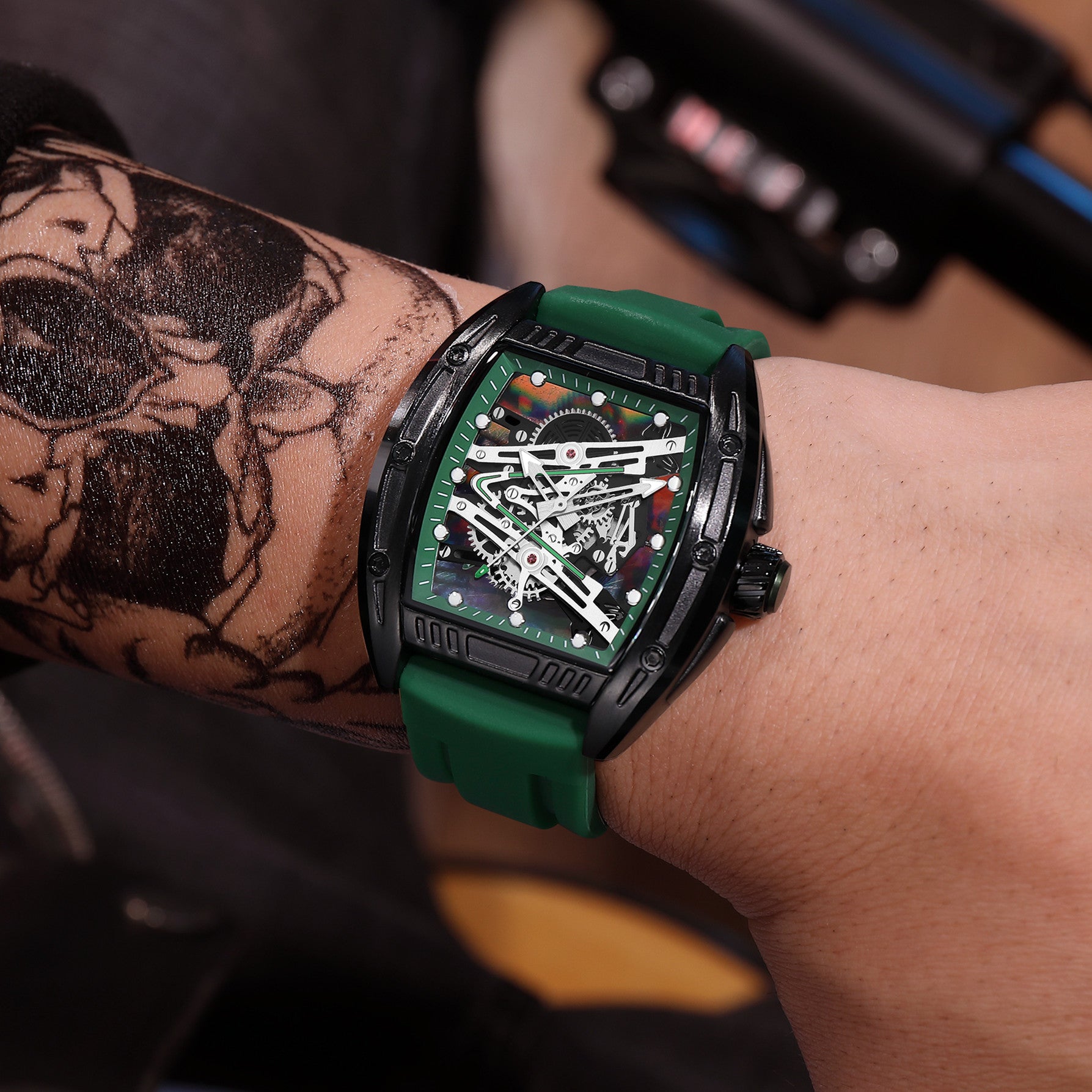 RUIMAS Fashion Military Quartz Watches Men Luxury Casual Sport Wrist Watches Waterproof Luminous Clock Large Dial Reloj Hombre-4