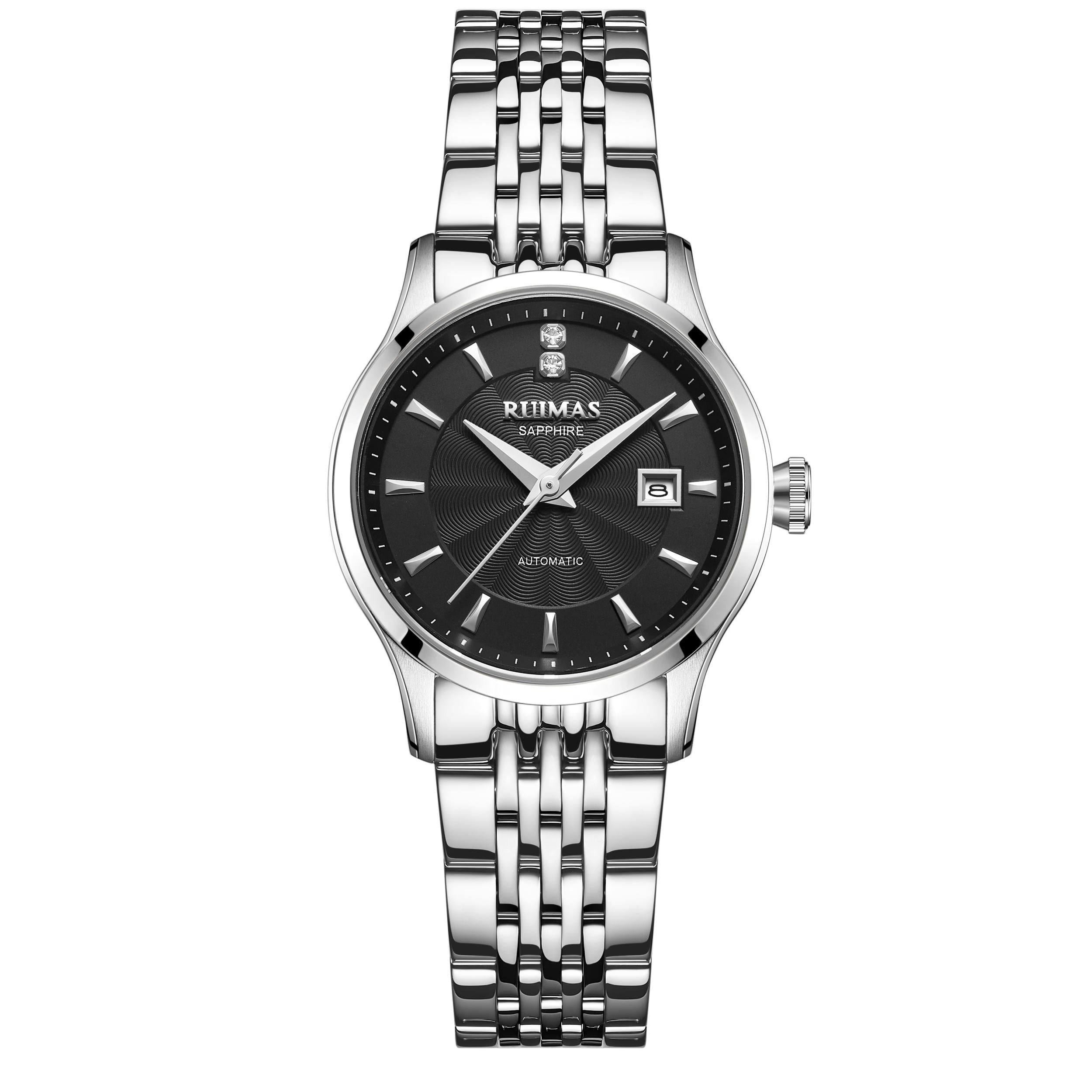 RUIMAS Brand Luxury Women Automatic Mechanical Watches Fashion Ladies Business Casual Wristwatch Sapphire Clock Reloj Mujer 6755-7