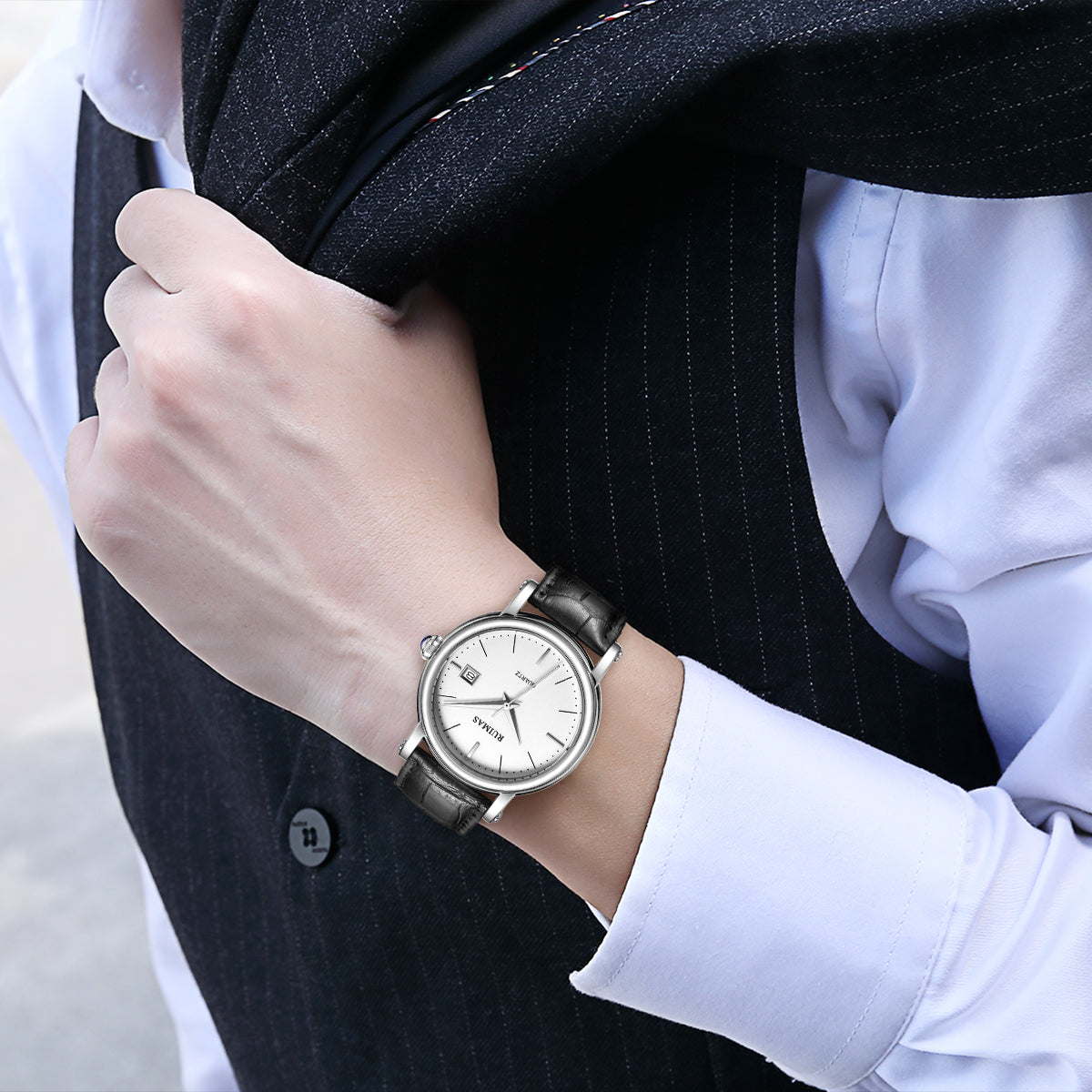 RUIMAS Fashion Mens Quartz Watches Sapphire Sport Wristwatch Waterproof Large Dial Business Casual Watch Clock Montre Homme-1