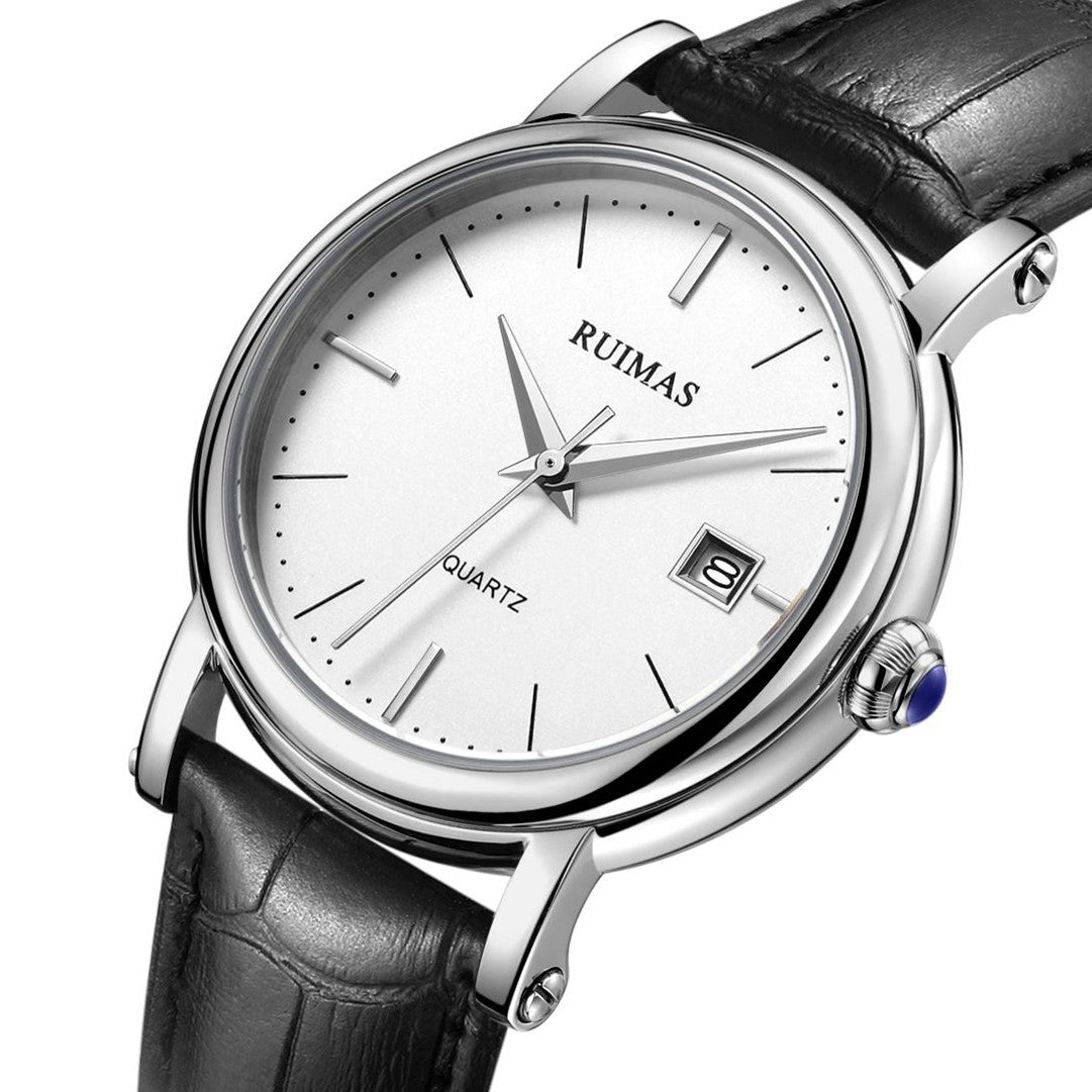 RUIMAS Fashion Mens Quartz Watches Sapphire Sport Wristwatch Waterproof Large Dial Business Casual Watch Clock Montre Homme-8