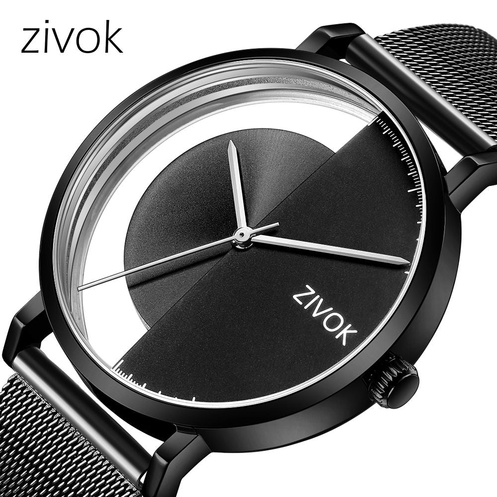 ZIVOK Luxury Quartz Men's Watch Waterproof Sport Wristwatches Big Dial Business Male Watches Clock Montre Homme-0