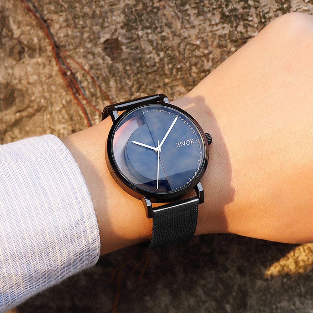 ZIVOK Luxury Quartz Men's Watch Waterproof Sport Wristwatches Big Dial Business Male Watches Clock Montre Homme-2