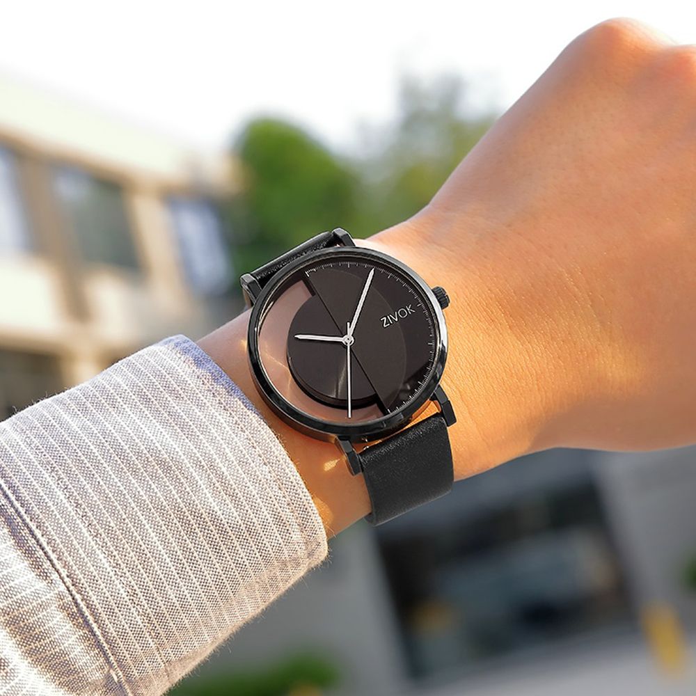 ZIVOK Luxury Quartz Men's Watch Waterproof Sport Wristwatches Big Dial Business Male Watches Clock Montre Homme-4