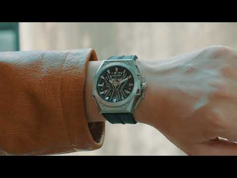 MEGIR Fashion Fully Automatic Mechanical Men's Watch Stainless Steel Case Sports Military Wristwatch Waterproof Watches Clock-19