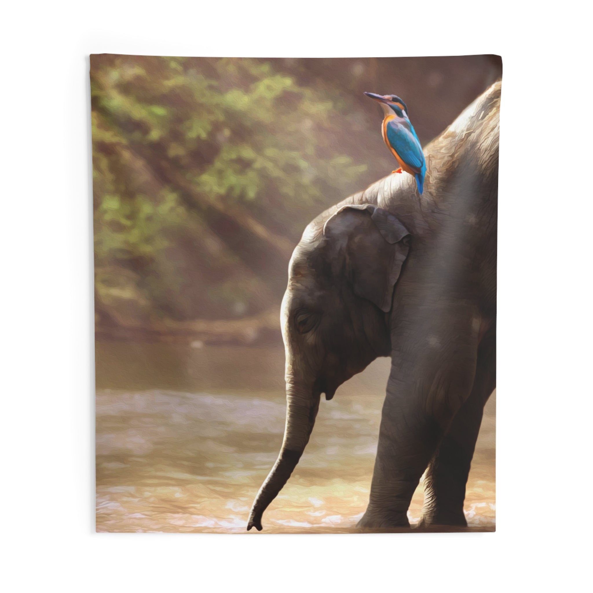 Bird And Elephant Tapestry-0