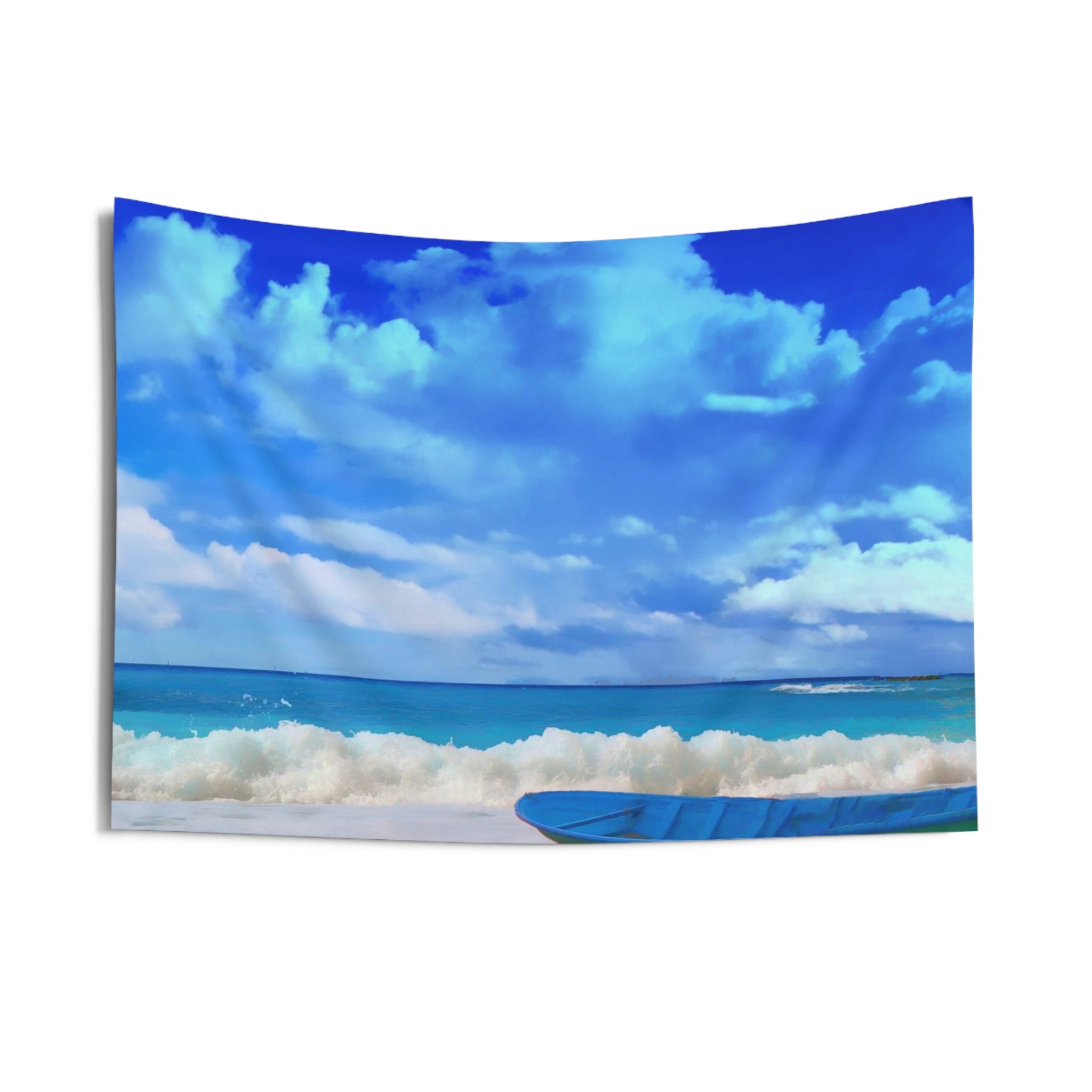 Boat and Sea Tapestry-2