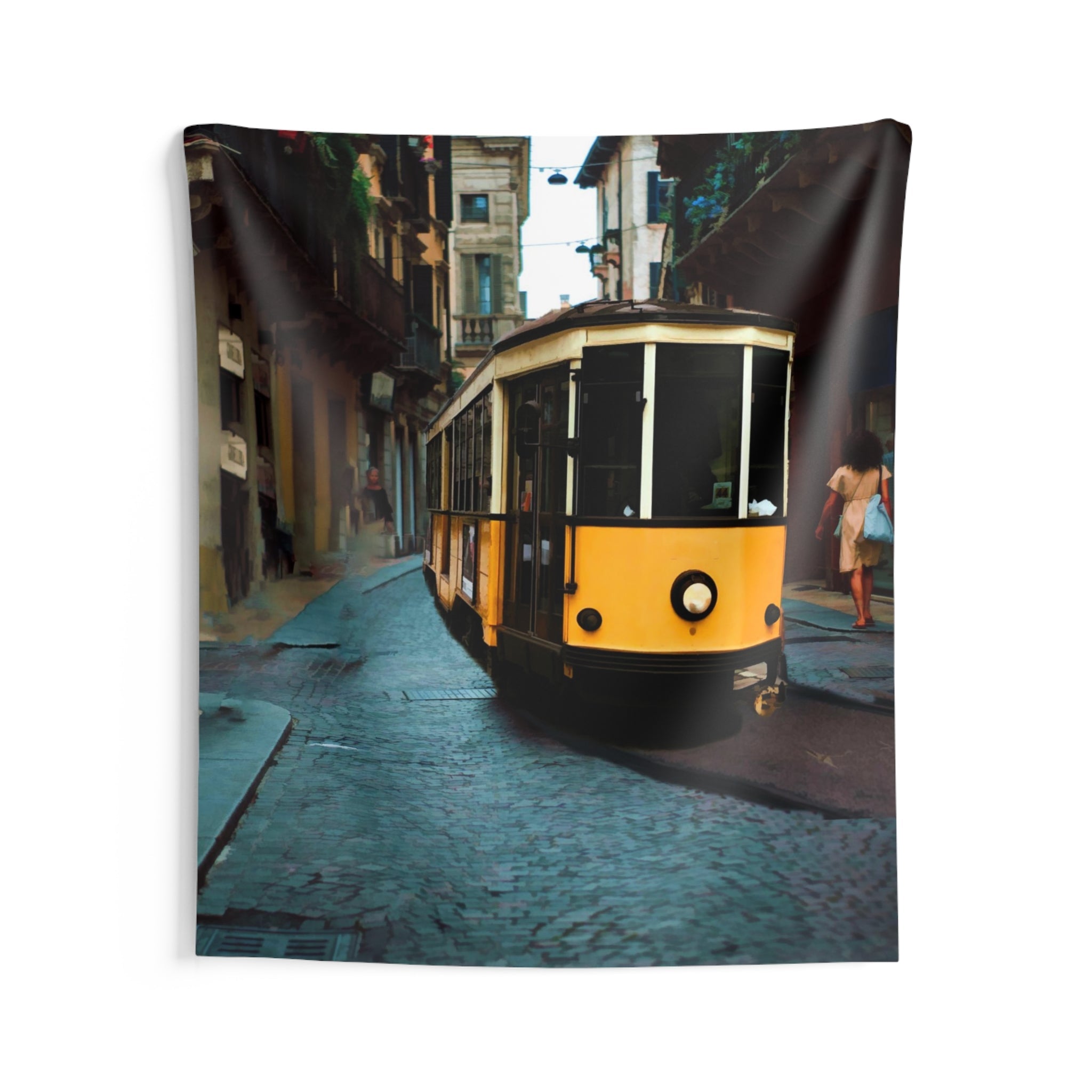 Street Tram Tapestry-2