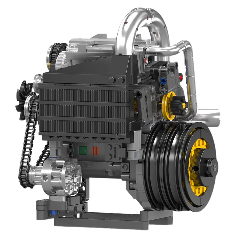 Motorised Swedish 2025 Hypercar Engine 738Pcs-1