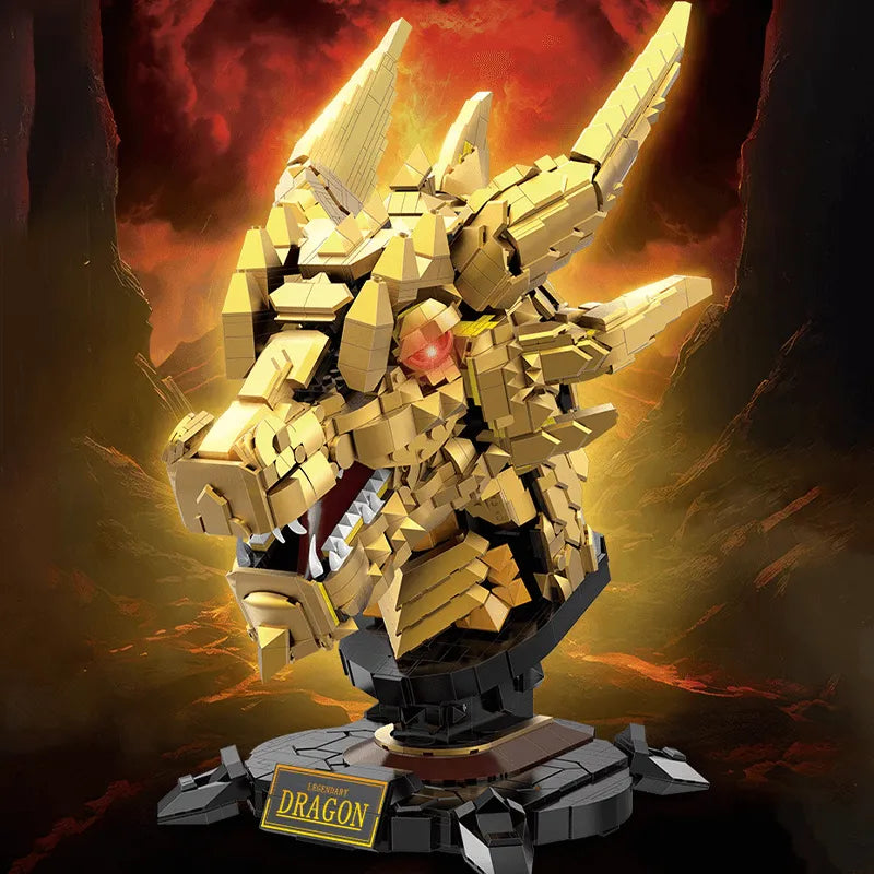 Gold Edition Dragon Head 2571pcs-4
