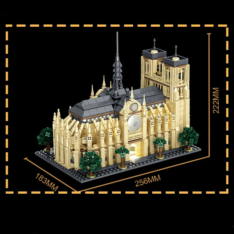 Notre Dame Cathedral 1756pcs-4