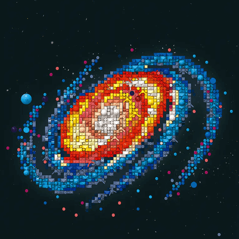 Milky Way 2437Pcs 3D Brick Model-3