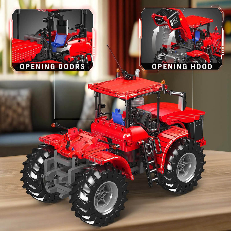 Remote Controlled Red Tractor 1299Pcs-3