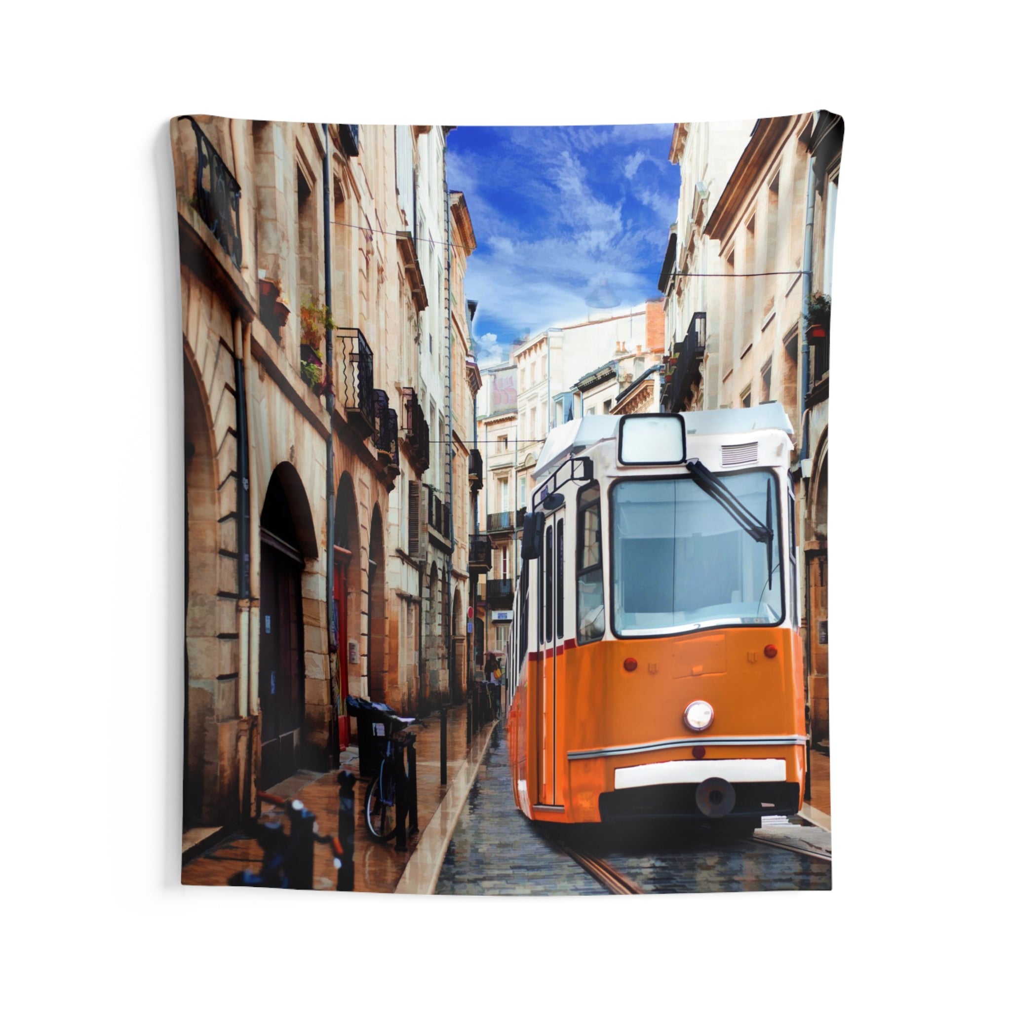 Norway Tram Tapestry-2