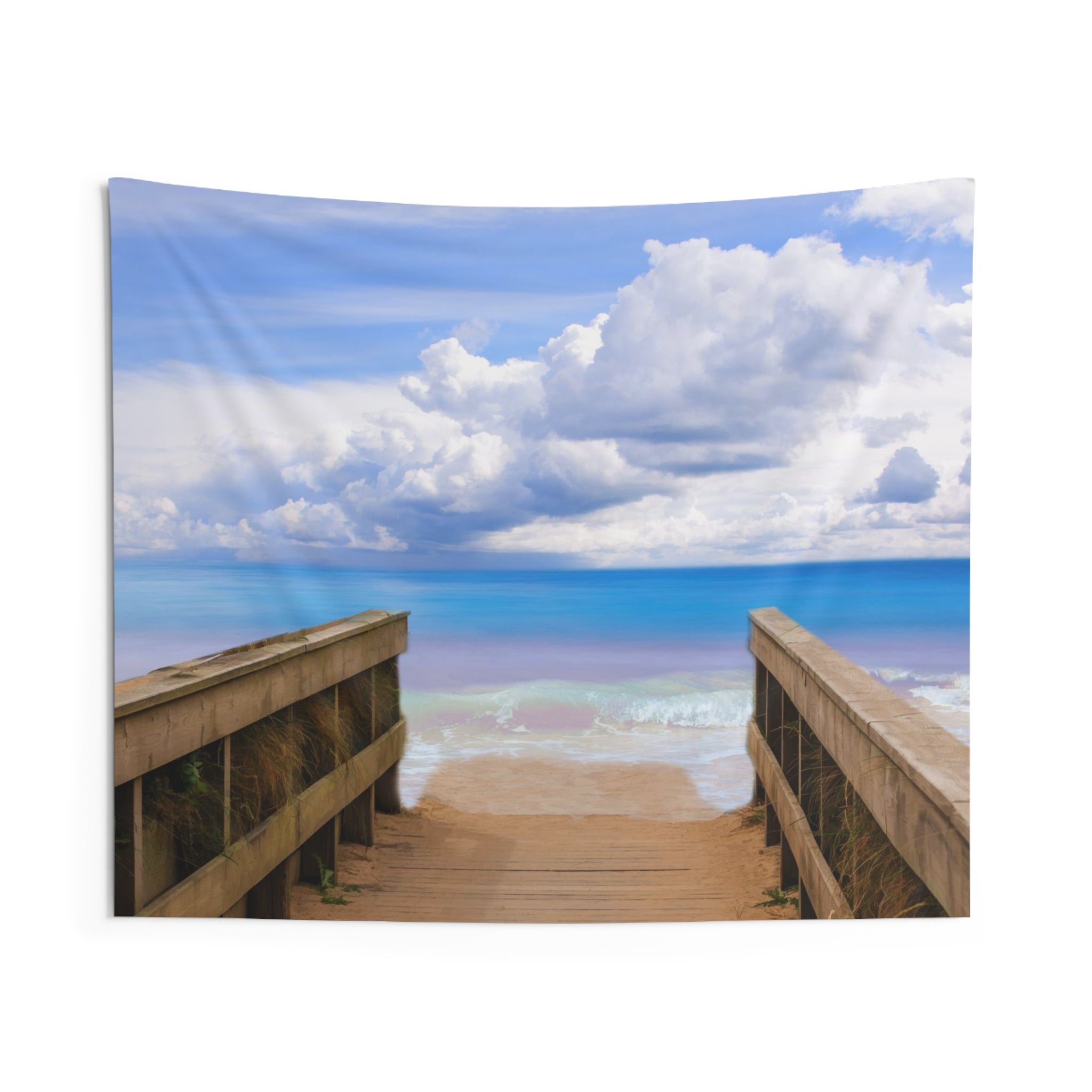Beach Path to sea Tapestry-0