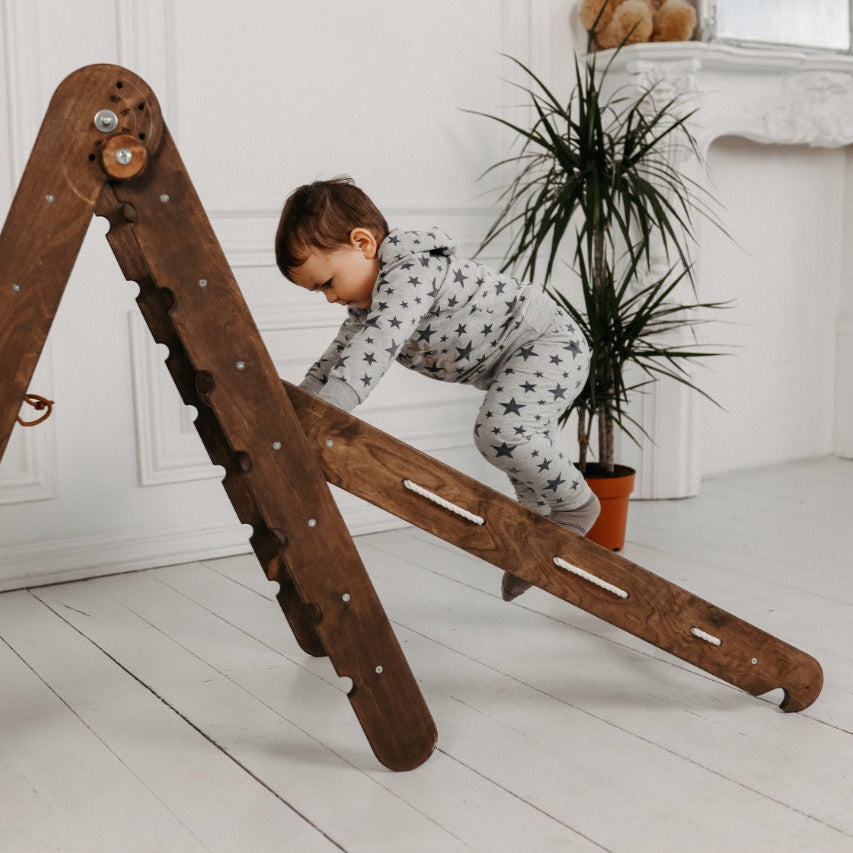 Climbing Net for Triangle Ladder - Climbing Accessories - Chocolate-3